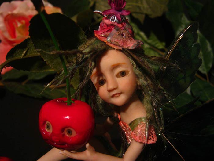 Ooak Fairy Fae Licia and little Sisters